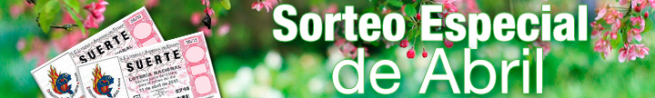 Sorteo Especial Abril